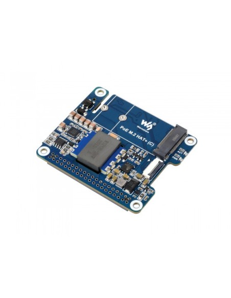 Adaptateur PCIe vers M.2 avec fonction PoE (C) pour Raspberry Pi 5